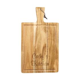 Acacia Wood Handled Cutting Board