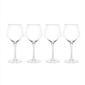 Set/4 Red Wine Glasses, 23 Oz