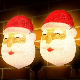 1pc, Christmas Santa Porch Light Covers For Outdoor Light Cover, Christmas Decorations,Christmas Parties,Garage Lights, Large Light Fixtures, Outdoor