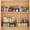 Kitchen Countertop Organizer, Cupboard Stand Spice Rack, Cabinet Pantry Shelves, Organization and Storage for Bathroom Bedroom Office, Space Saving