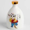 500ml Ceramic Empty Wine Jar Chinese Style White Wine Bottle Wine Jug Fu Lu Child Wine Vase Flask Flagon