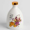 500ml Ceramic Empty Wine Jar Chinese Style White Wine Bottle Wine Jug Auspicious Child Wine Vase Flask Flagon