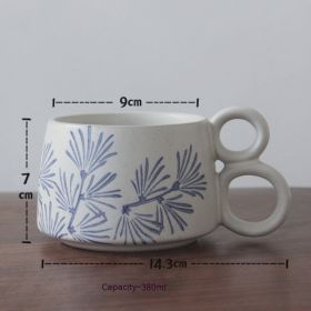 Creative Handmade Blue And White Underglaze Porcelain Cup (Option: Type B No 1 Cup-380ml)