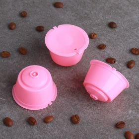 Coffee Capsule Filter PlasticFilled Stainless Steel (Option: Pink-Below 50mL)