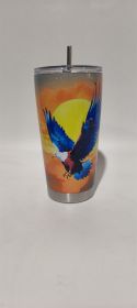 Digital Printing Halloween Cup With Straw (Option: 16 Style-600ml)