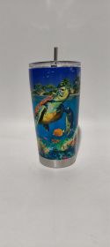 Digital Printing Halloween Cup With Straw (Option: 11 Style-600ml)