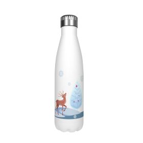 Cartoon Cute Stainless Steel Cup Large Volume Bottle Bowling Cup (Option: Deer 3-500ml)