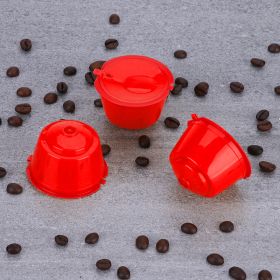 Coffee Capsule Filter PlasticFilled Stainless Steel (Option: Red-Below 50mL)