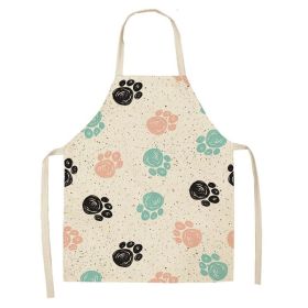 Cartoon Puppy Sleeveless Apron Home Daily Use (Option: W 02514-47x38cm)