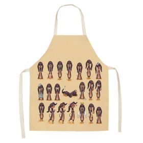 Cartoon Puppy Sleeveless Apron Home Daily Use (Option: W 02502-68x55cm)