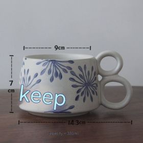 Creative Handmade Blue And White Underglaze Porcelain Cup (Option: B Type 4 Cup-380ml)