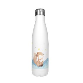 Cartoon Cute Stainless Steel Cup Large Volume Bottle Bowling Cup (Option: Fox 2-500ml)