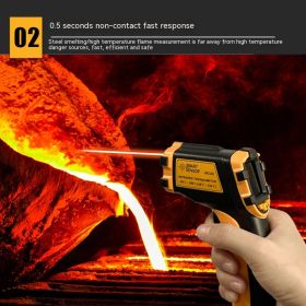 Infrared Thermometer Industrial Baking At Home Oil Temperature (Option: English Version)