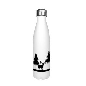 Cartoon Cute Stainless Steel Cup Large Volume Bottle Bowling Cup (Option: Deer 2-500ml)