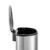 13.2 Gallon Trash Can, D-Shape Step On Kitchen Trash Can