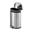 13.2 Gallon Trash Can, D-Shape Step On Kitchen Trash Can