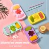 1pc Ice Cream Mold; Handmade DIY Making Ice Ball; Cute Cartoon Grinder; Household Silicone Ice Stick; Ice Ball; Homemade Ice Cube; Cheese Pastry Model