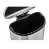 13.2 Gallon Trash Can, D-Shape Step On Kitchen Trash Can