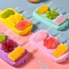 1pc Ice Cream Mold; Handmade DIY Making Ice Ball; Cute Cartoon Grinder; Household Silicone Ice Stick; Ice Ball; Homemade Ice Cube; Cheese Pastry Model