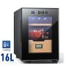 Intelligent Control Temperature Cedar Wood Low Noise Cigar Wine Refrigerator