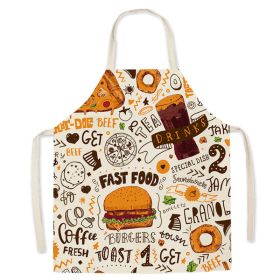 Fashion New Cartoon Restaurant Apron (Option: W998707-Adult Average Size)